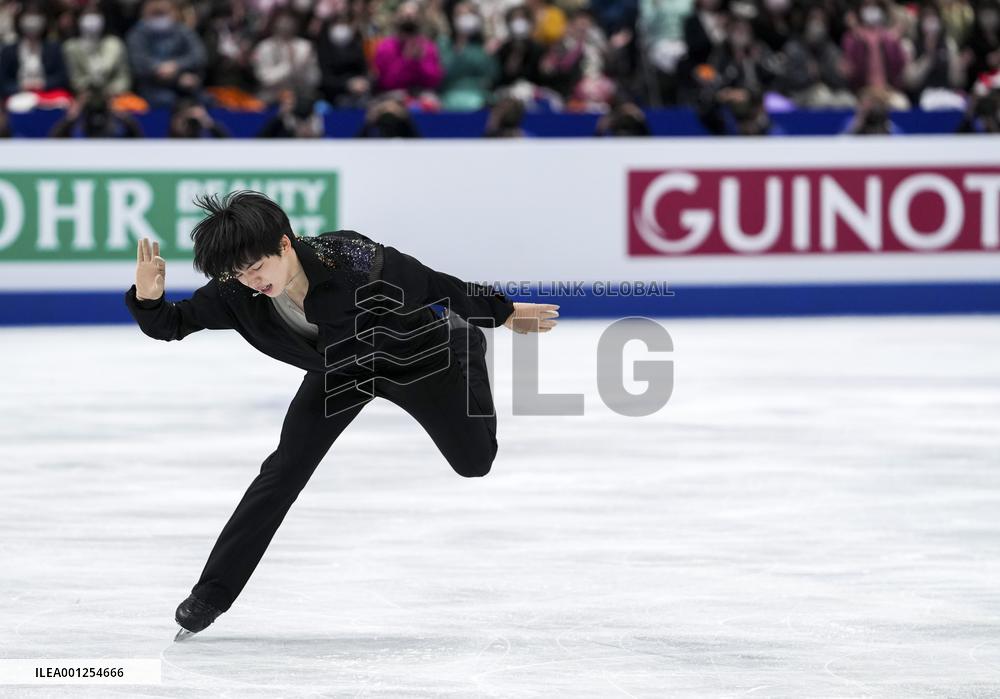 (SP)JAPAN-SAITAMA-FIGURE SKATING-WORLD CHAMPIONSHIPS-MEN-SHORT PROGRAM