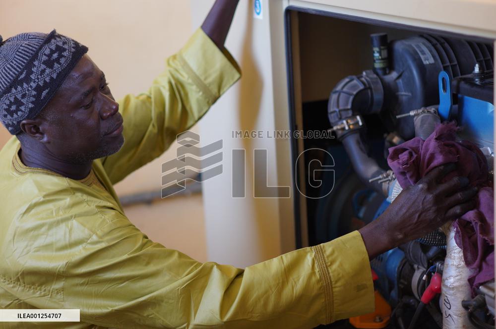SENEGAL-CHINA-AIDED-WATER PROJECT-VILLAGE-WELL KEEPER