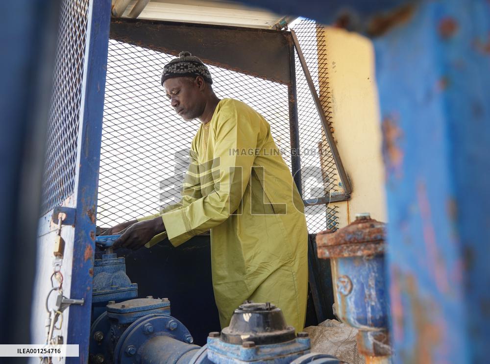 SENEGAL-CHINA-AIDED-WATER PROJECT-VILLAGE-WELL KEEPER