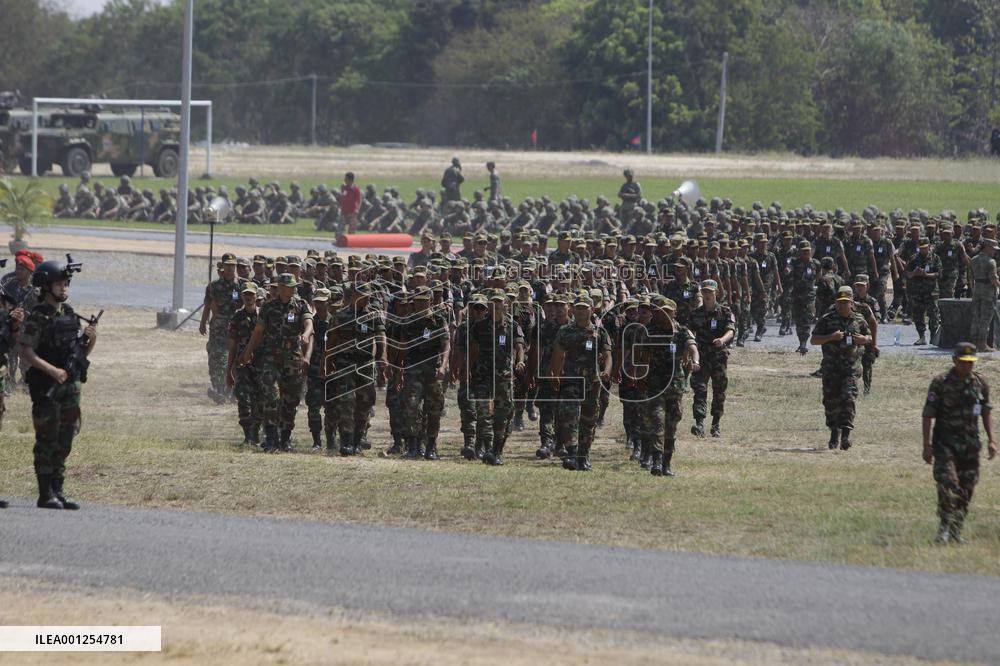 CAMBODIA-KAMPONG CHHNANG-CHINA-JOINT MILITARY EXERCISE-GOLDEN DRAGON 2023