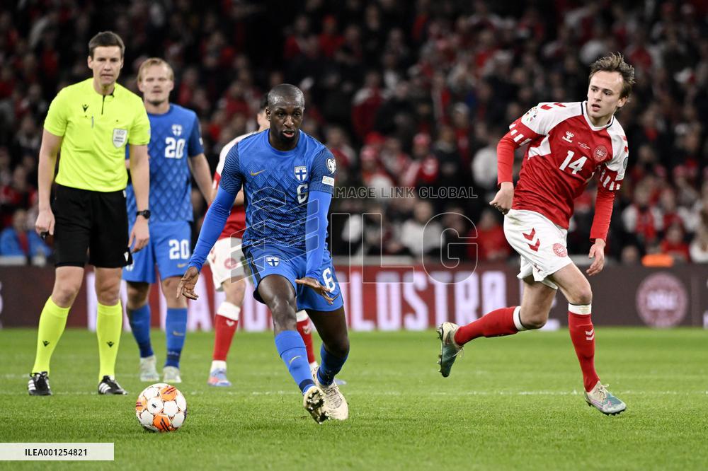 FOOTBALL - EURO 2024 - GROUP H - QUALIFIERS - DENMARK vs FINLAND