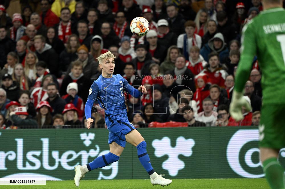 FOOTBALL - EURO 2024 - GROUP H - QUALIFIERS - DENMARK vs FINLAND