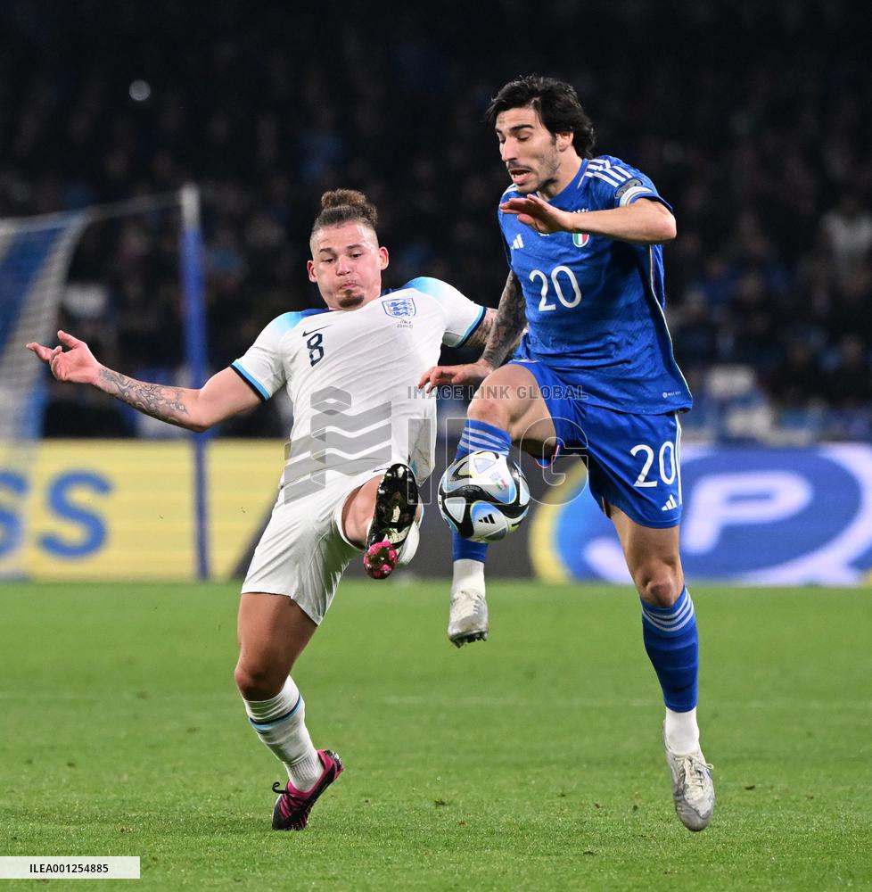 (SP)ITALY-NAPLES-FOOTBALL-UEFA EURO QUALIFIERS-ITALY VS ENGLAND