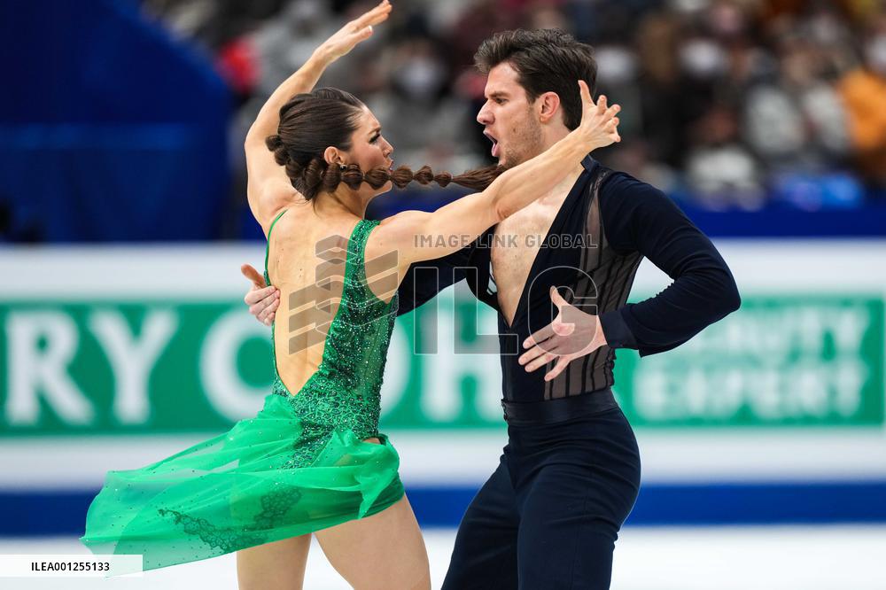 (SP)JAPAN-SAITAMA-FIGURE SKATING-WORLD CHAMPIONSHIPS-ICE DANCE-RHYTHM DANCE