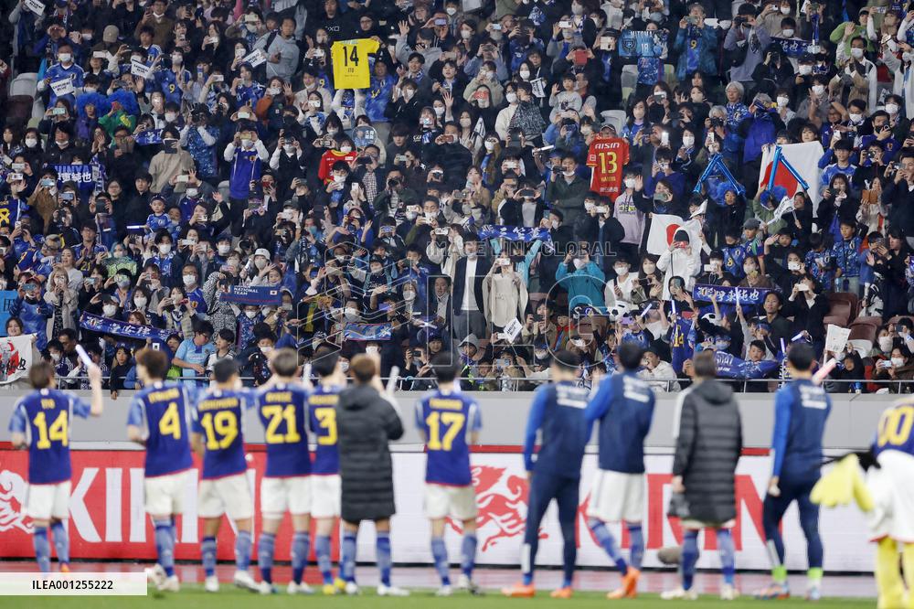 Football: Japan-Uruguay friendly