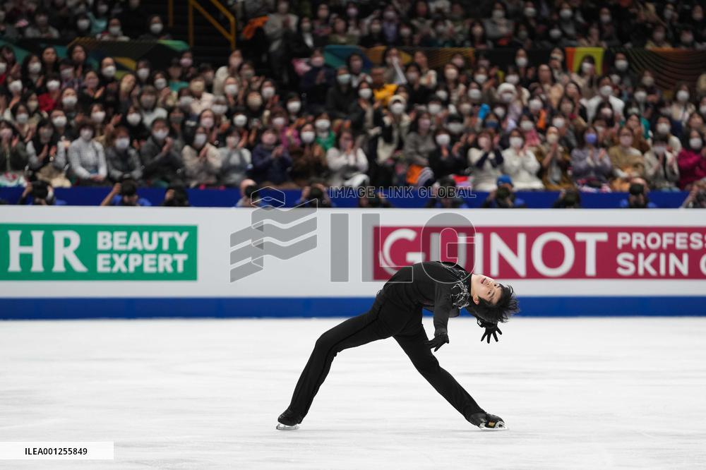 (SP)JAPAN-SAITAMA-FIGURE SKATING-WORLD CHAMPIONSHIPS-MEN-FREE SKATING