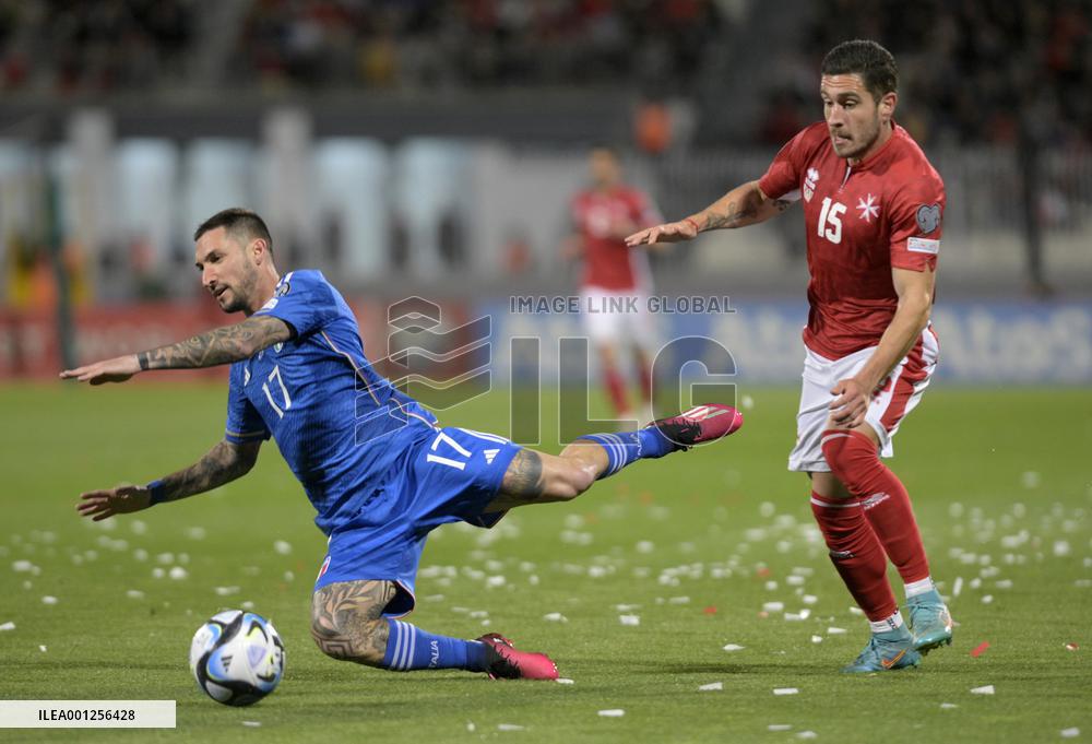 (SP)MALTA-ATTARD-FOOTBALL-UEFA EURO 2024 QUALIFIERS-MALTA VS ITALY
