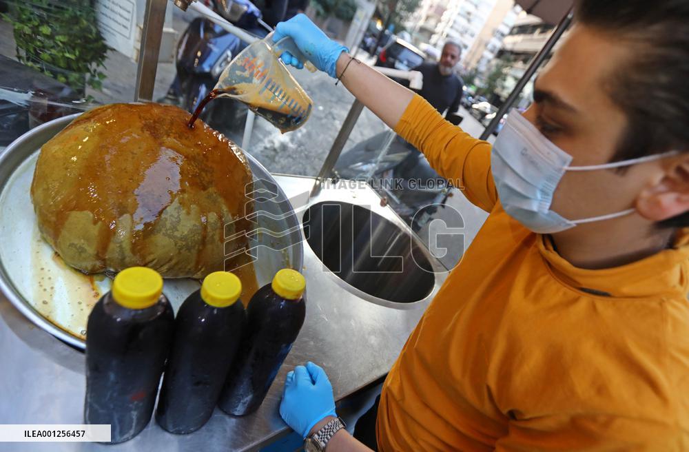 LEBANON-BEIRUT-RAMADAN-JUICE