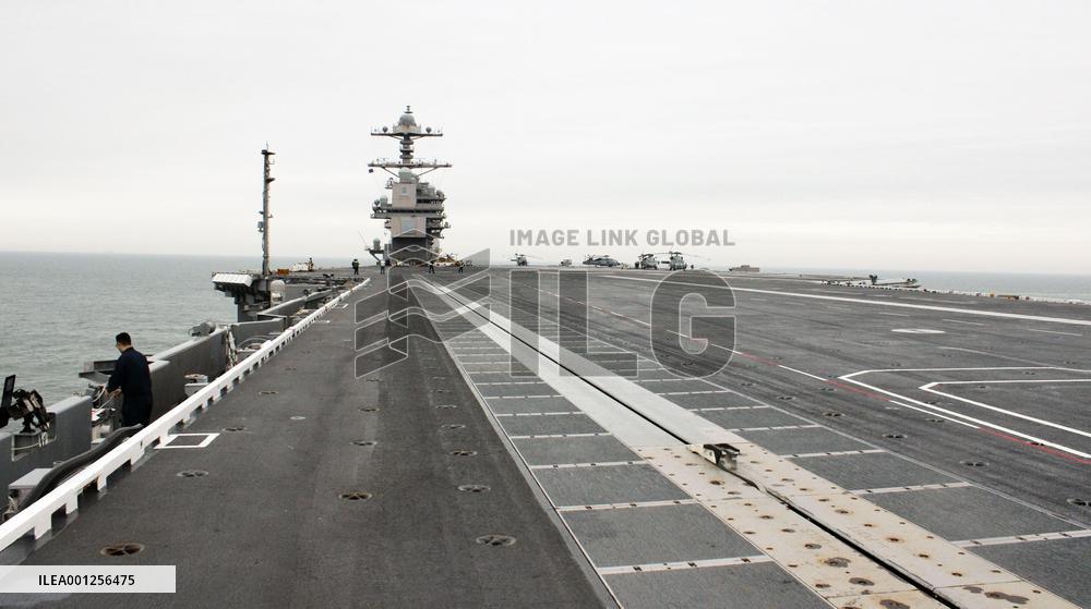 U.S. aircraft carrier Gerald R. Ford