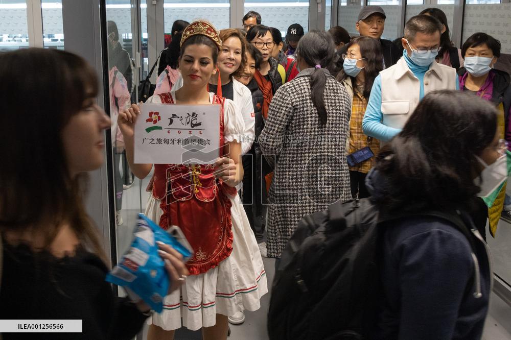 HUNGARY-BUDAPEST-CHINESE TOURISTS-ARRIVAL