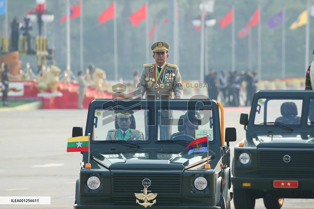MYANMAR-NAY PYI TAW-ARMED FORCES DAY
