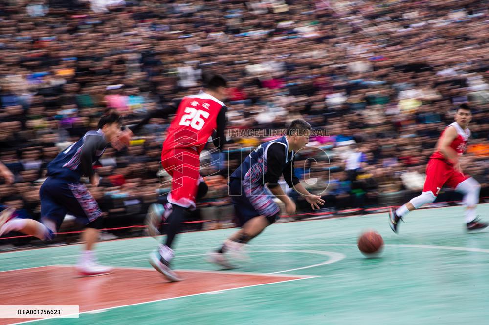 (SP)CHINA-GUIZHOU-TAIJIANG-BASKETBALL-LIFESTYLE (CN)