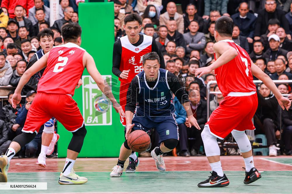 (SP)CHINA-GUIZHOU-TAIJIANG-BASKETBALL-LIFESTYLE (CN)