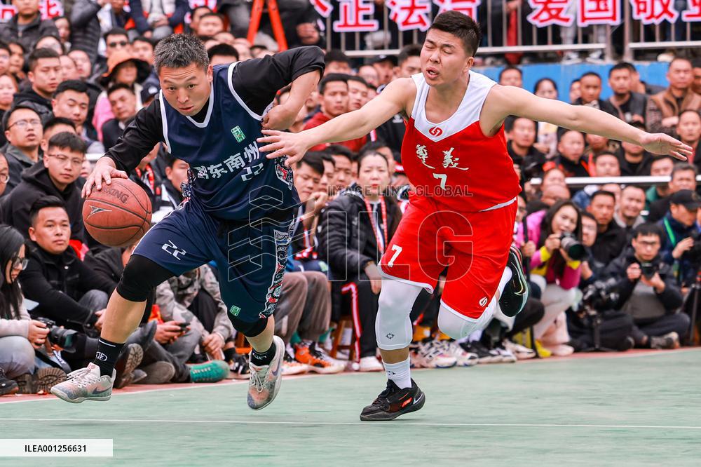 (SP)CHINA-GUIZHOU-TAIJIANG-BASKETBALL-LIFESTYLE (CN)