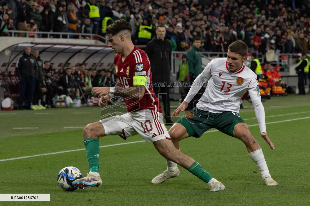 (SP)HUNGARY-BUDAPEST-FOOTBALL-UEFA EURO 2024 QUALIFIERS-HUNGARY VS BULGARIA