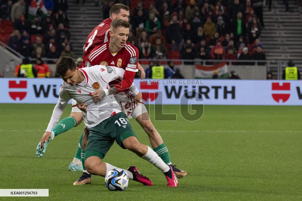 (SP)HUNGARY-BUDAPEST-FOOTBALL-UEFA EURO 2024 QUALIFIERS-HUNGARY VS BULGARIA