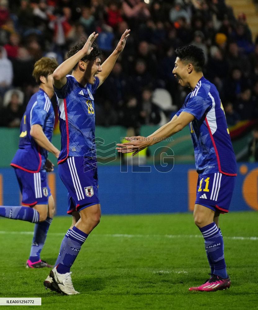 Football: Japan vs. Germany U-22 friendly