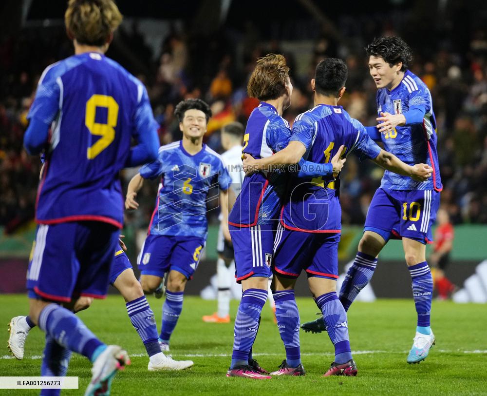 Football: Japan vs. Germany U-22 friendly