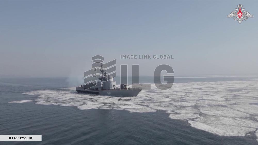 Russia fires missiles at mock target in Sea of Japan