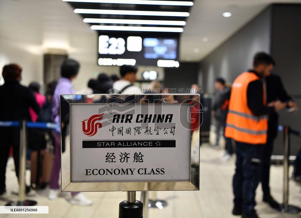 ITALY-ROME-BEIJING-DIRECT FLIGHTS-RESUMPTION