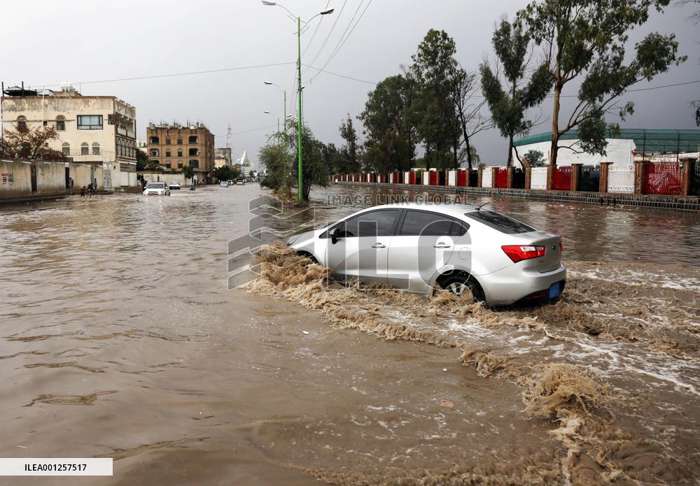 YEMEN-SANAA-FLOOD