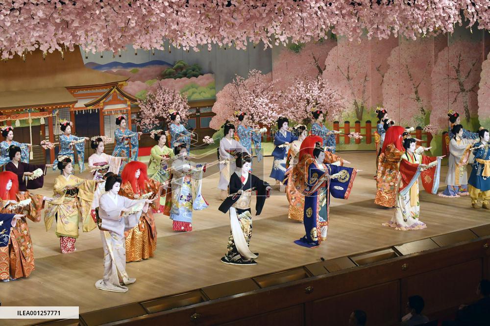 Traditional dance performance in Kyoto
