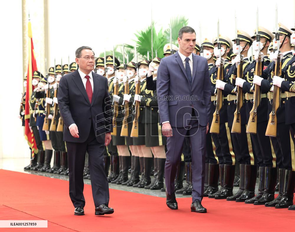 CHINA-BEIJING-LI QIANG-SPANISH PM-TALKS (CN)
