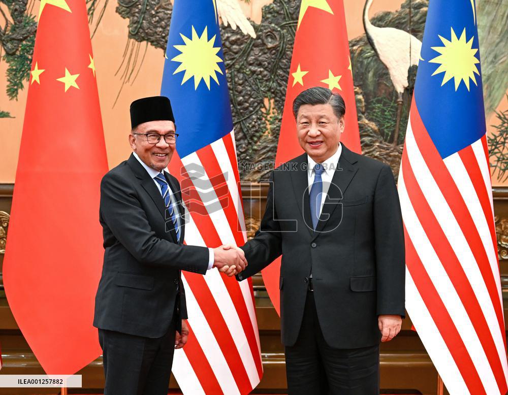 CHINA-BEIJING-XI JINPING-MALAYSIAN PM-MEETING (CN)