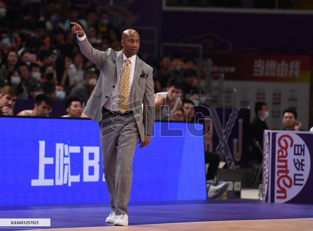 (SP)CHINA-BEIJING-BASKETBALL-CBA LEAGUE-BEIJING VS SHANDONG (CN)
