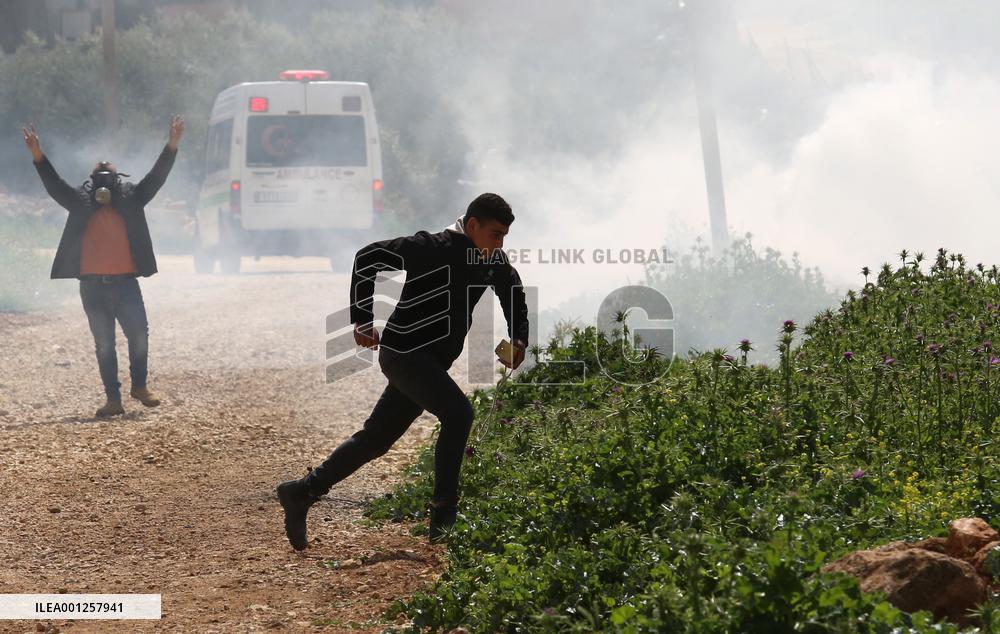 MIDEAST-BEIT DAJAN-CLASHES