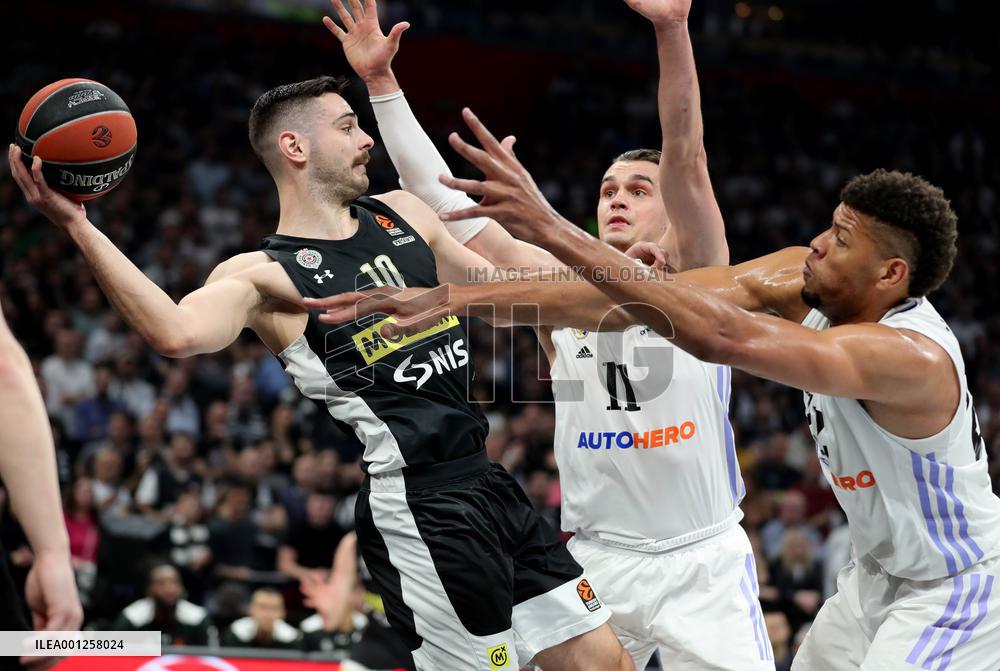 (SP)SERBIA-BELGRADE-BASKETBALL-EUROLEAGUE-PARTIZAN VS REAL MADRID