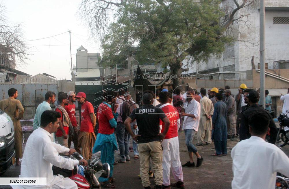 PAKISTAN-KARACHI-STAMPEDE-AFTERMATH