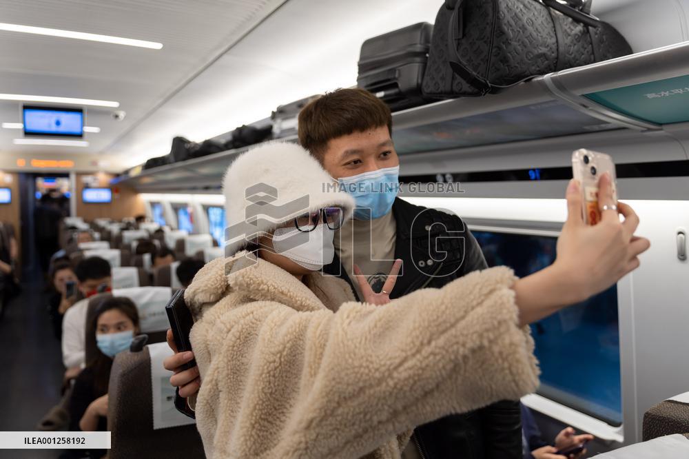 CHINA-SHANGHAI-HONG KONG-HIGH-SPEED RAILWAY-RESUMPTION (CN)