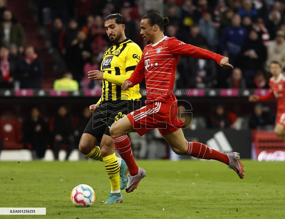 (SP)GERMANY-MUNICH-FOOTBALL-BUNDESLIGA-BAYERN MUNICH VS DORTMUND