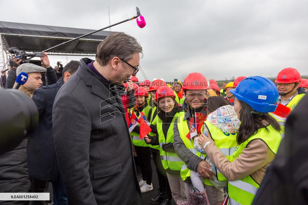 SERBIA-BELGRADE-CHINA-HIGHWAY-OPENING