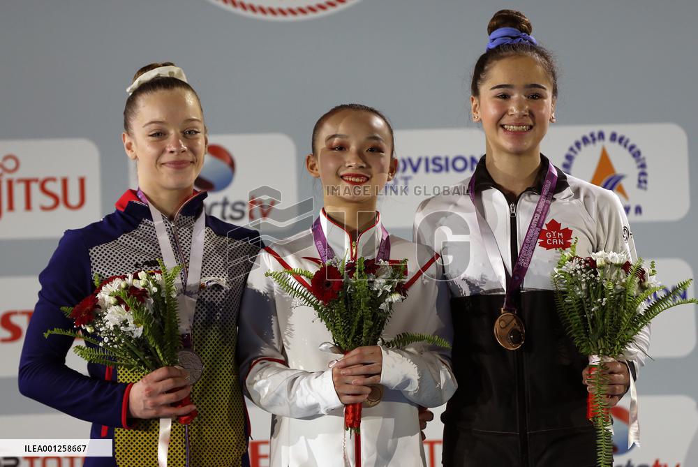 (SP)TÜRKIYE-ANTALYA-ARTISTIC GYMNASTICS JUNIOR-BALANCE BEAM FINAL