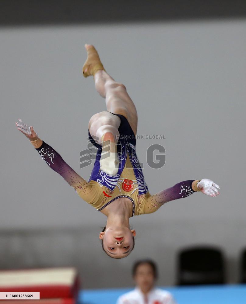 (SP)TÜRKIYE-ANTALYA-ARTISTIC GYMNASTICS JUNIOR-BALANCE BEAM FINAL