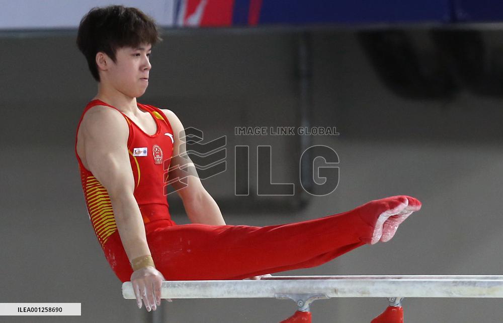 (SP)TÜRKIYE-ANTALYA-ARTISTIC GYMNASTICS JUNIOR-PARALLEL BARS FINAL