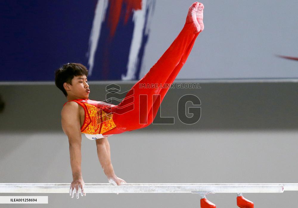 (SP)TÜRKIYE-ANTALYA-ARTISTIC GYMNASTICS JUNIOR-PARALLEL BARS FINAL