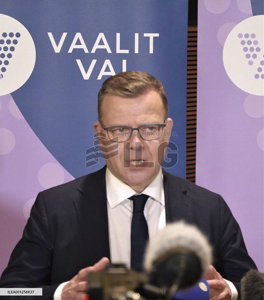 Finland's National Coalition Party leader Petteri Orpo