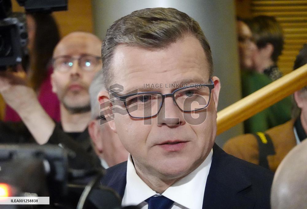 Finland's National Coalition Party leader Petteri Orpo