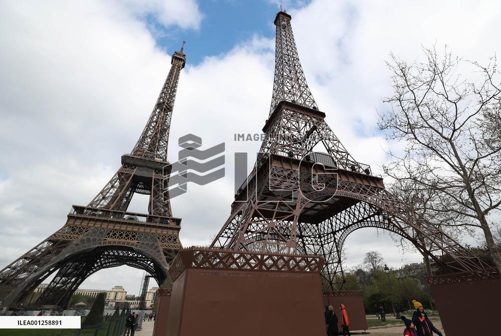 FRANCE-PARIS-EIFFEL TOWER-REPLICA