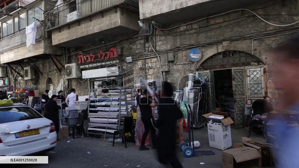 Jewish Passover holiday preparations underway in Jerusalem