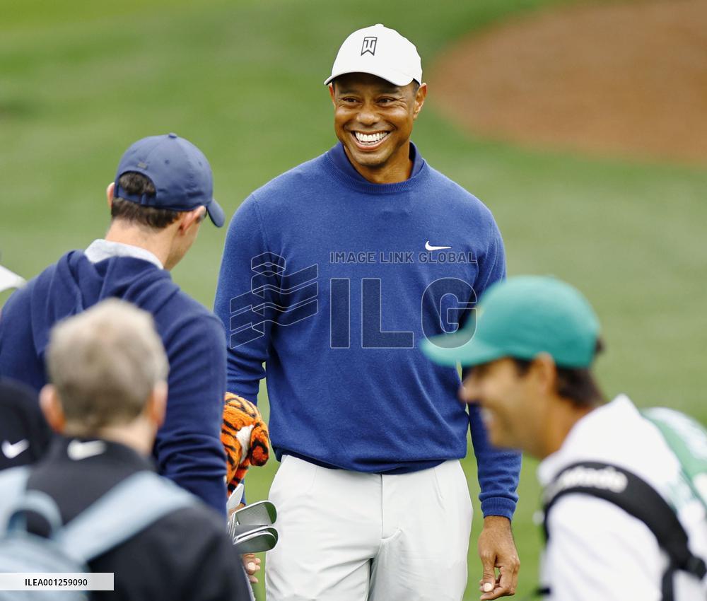 Golf: Masters Tournament practice round