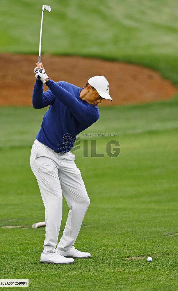 Golf: Masters Tournament practice round