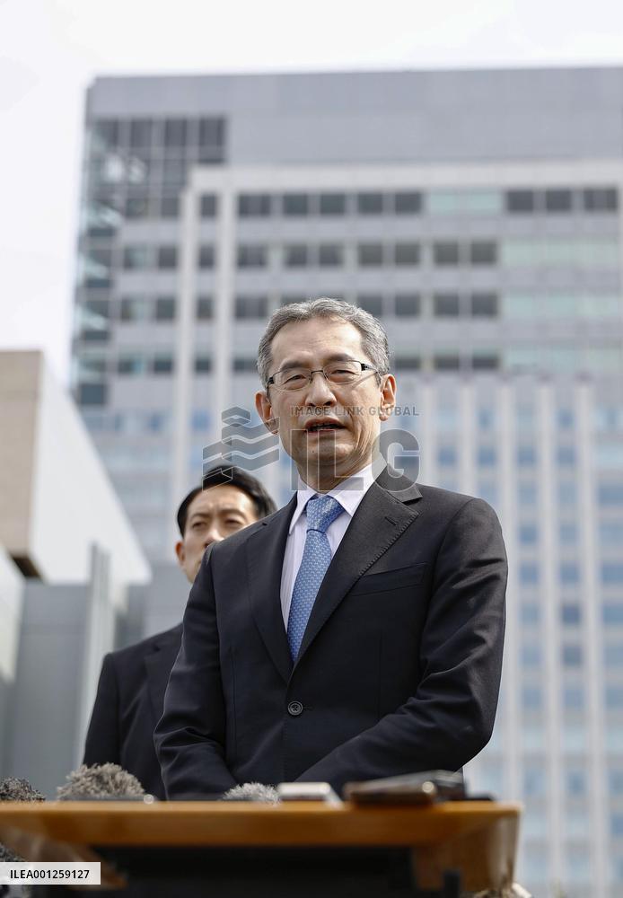 National Police Agency commissioner general Tsuyuki