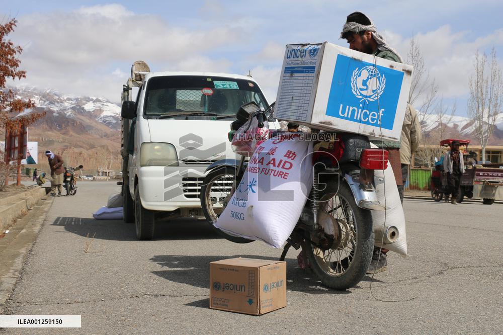 AFGHANISTAN-BAMYAN-CHINA AID