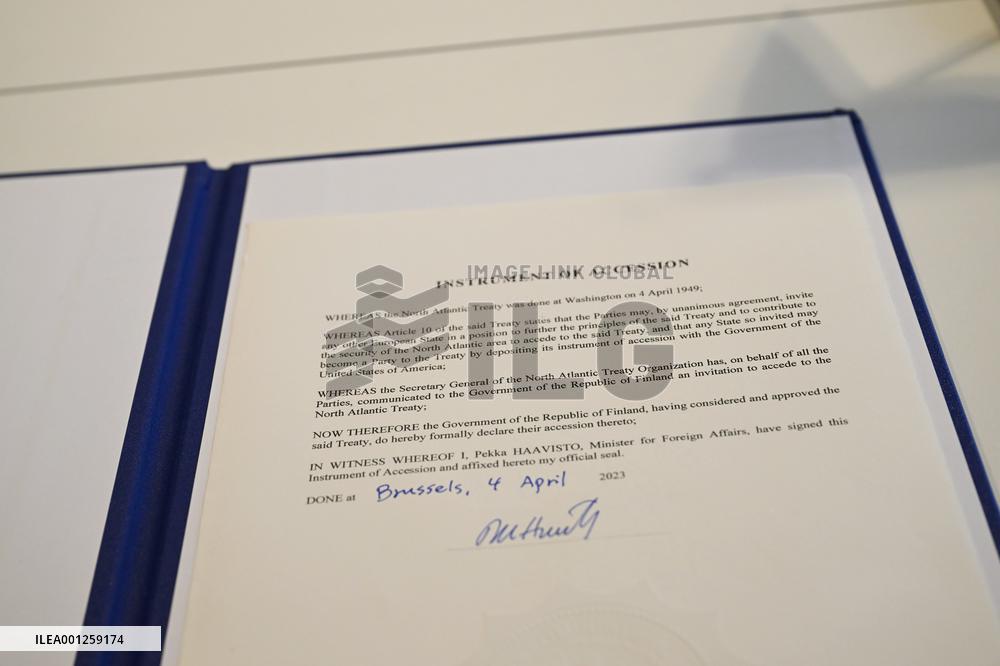 Finland becomes a Member of NATO