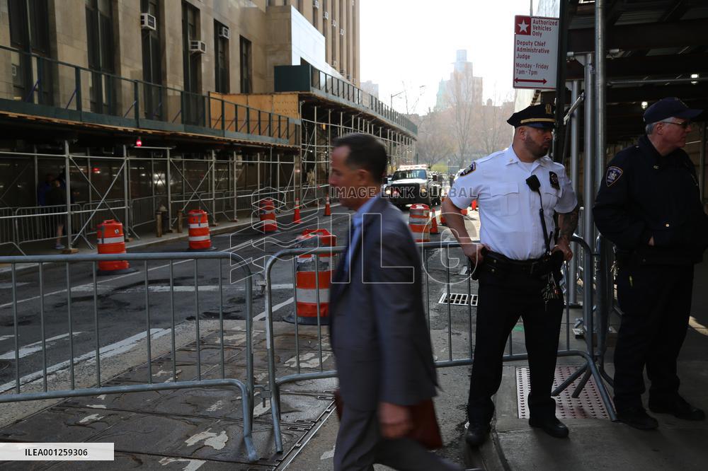 U.S.-NEW YORK-TRUMP-CRIMINAL CHARGES-ARRAIGNMENT DAY