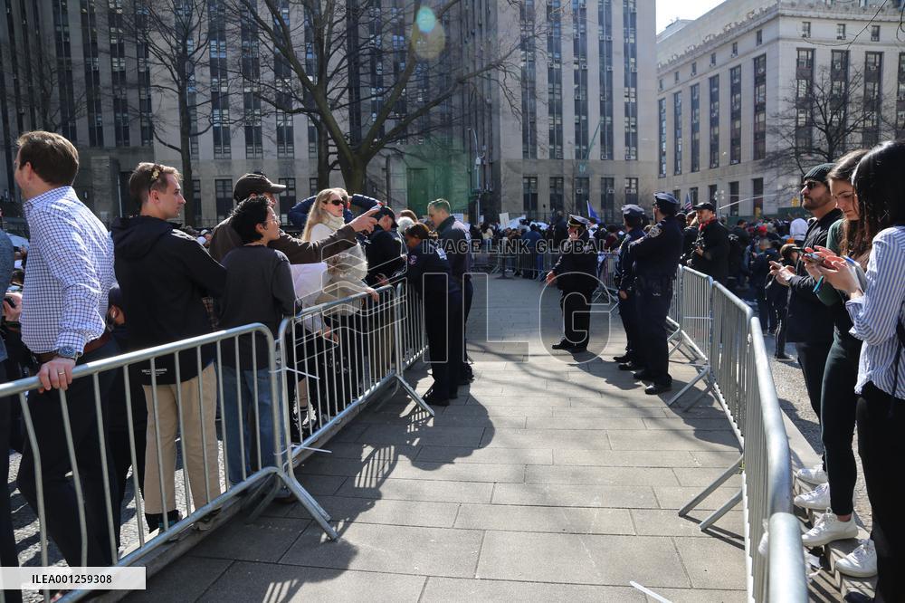 U.S.-NEW YORK-TRUMP-CRIMINAL CHARGES-ARRAIGNMENT DAY